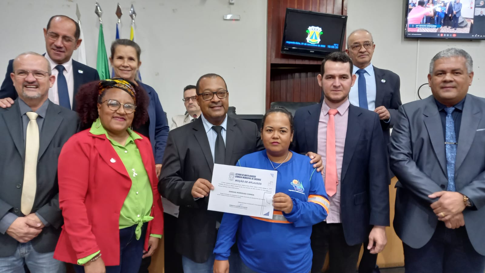 Moção de Aplausos Mulheres Serviços Gerais