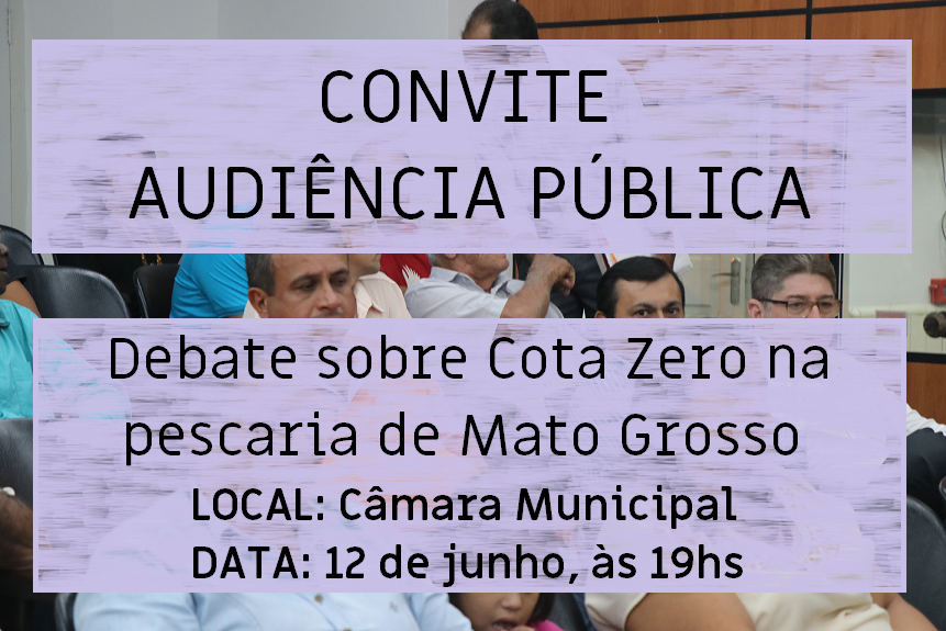 Audiência pública nesta quarta-feira (12) debate Cota Zero para pescadores