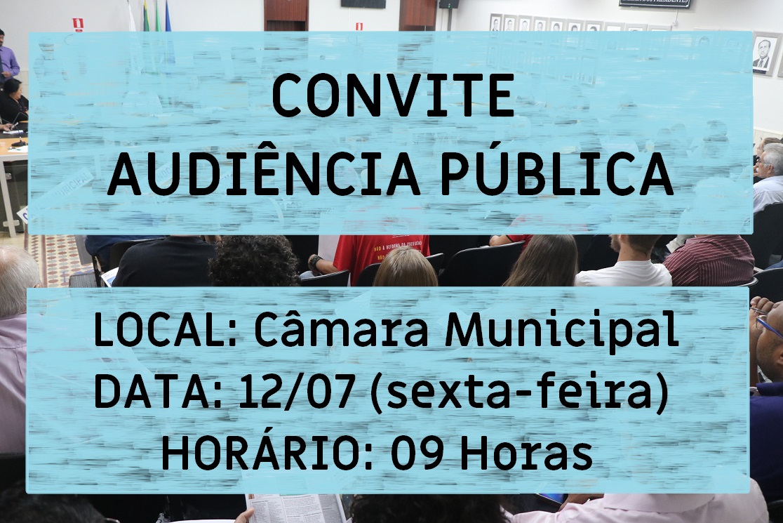 CONVITE: Comissão de Saúde debate projeto de lei em audiência pública nesta sexta-feira (12)