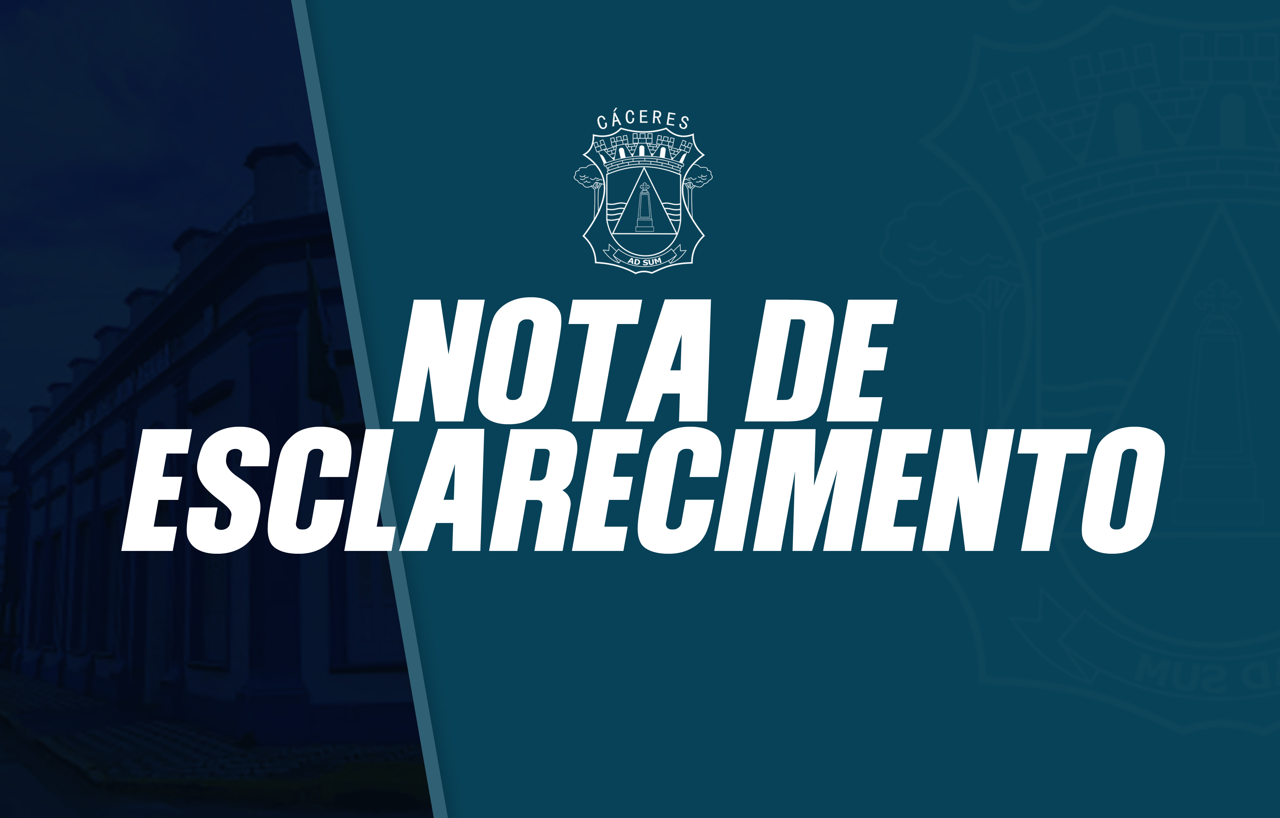 NOTA DE ESCLARECIMENTO DOS VEREADORES DA CÂMARA MUNICIPAL DE CÁCERES EM RELAÇÃO A APROVAÇÃO DA NOVA DIRETORA EXECUTIVA DA AUTARQUIA ÁGUAS DO PANTANAL